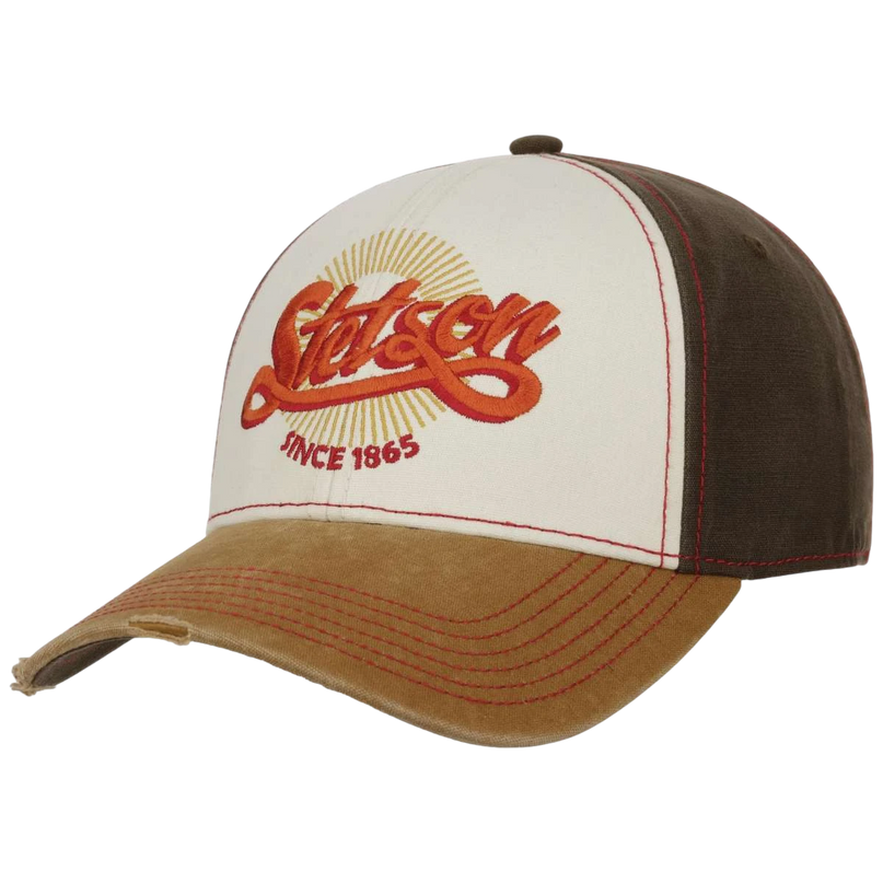 STETSON BASEBALL CAP, VINTAGE DISTRESSED