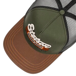 STETSON TRUCKER CAP SPEED SHOP, CHESTNUT/ OLIVE