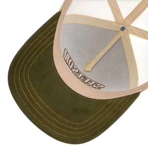 STETSON TRUCKER CAP STETSON RACING, GREEN/ BEIGE