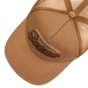 STETSON AMERICAN HERITAGE CLASSIC TRUCKER CAP, BROWN