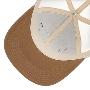 STETSON TRUCKERCAP MUSTANG, BROWN/ BEIGE