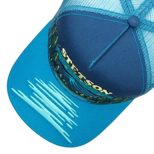 STETSON TRUCKERCAP LANDSCAPE, BLUE. NAVY