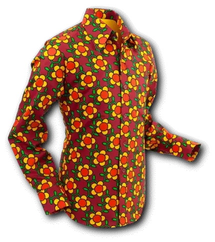 CHENASKI blouse FLOWERGRID
