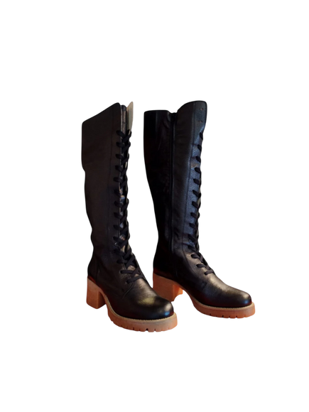 rijglaars Serena zwart