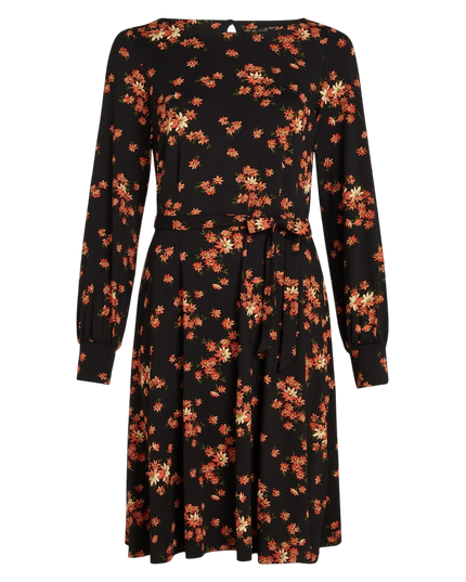 KING LOUIE Betty Bellsleeve Dress Rivera Black