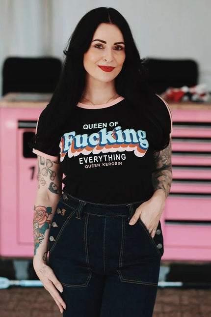 QUEEN KEROSIN QUEEN OF FUCKING EVERYTHING, GRØN
