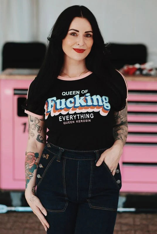QUEEN KEROSIN QUEEN OF FUCKING EVERYTHING, GRØN