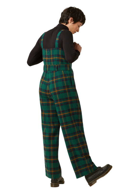 Ines Jumpsuit Leeds Check", evening blue