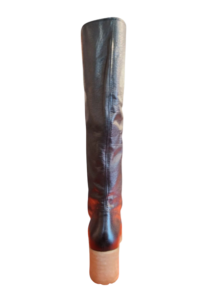 rijglaars Serena zwart