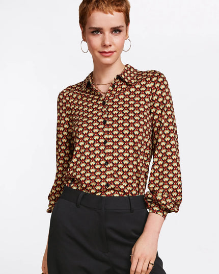 Border Skirt Elise Black