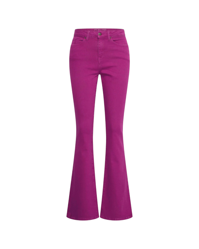 Dora flared leg, berry