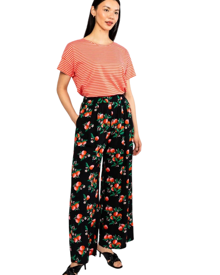BLUTSGESCHWISTER broek Breezy palazzo, orange grove