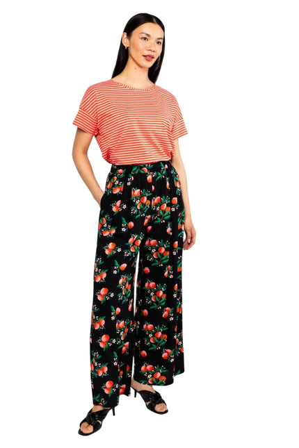 BLUTSGESCHWISTER broek Breezy palazzo, orange grove