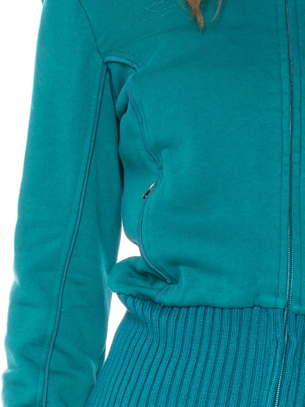 Sweatjack Nel turquiose