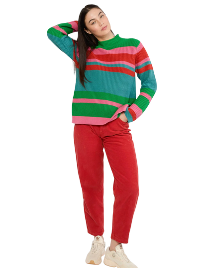 Braid up your Life winter colors stripe