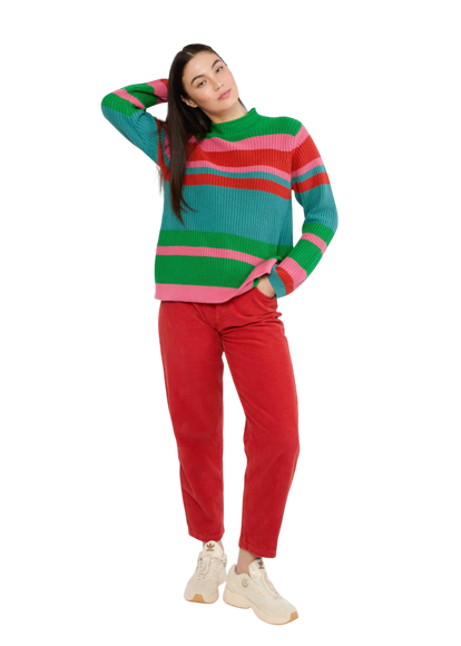 Braid up your Life winter colors stripe