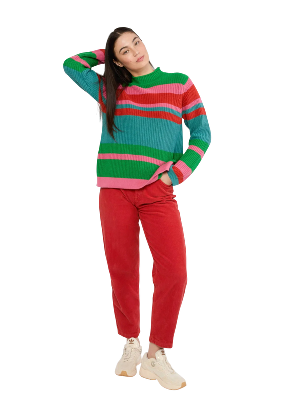 Braid up your Life winter colors stripe