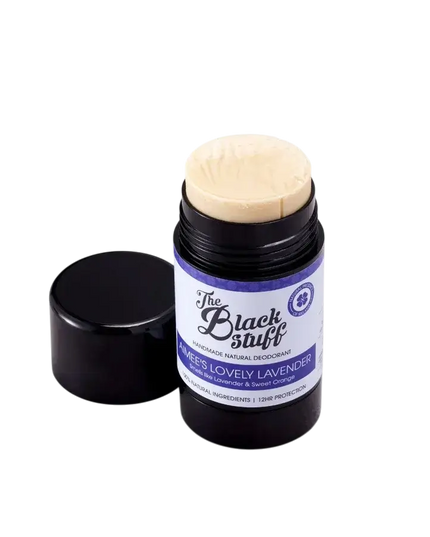 THE BLACK STUFF AIMEES LOVELY LAVENDER DESODORANTE