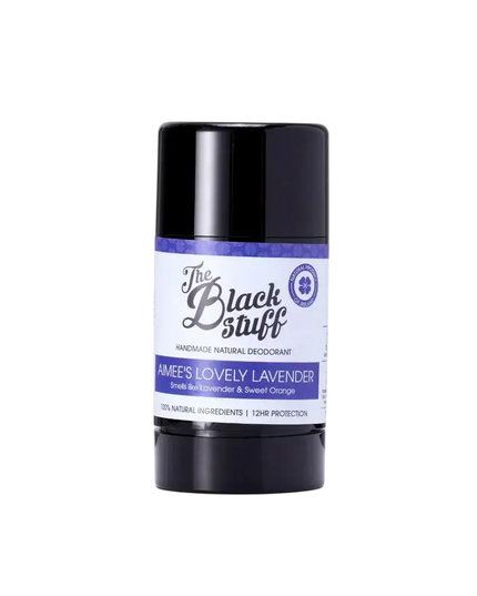 THE BLACK STUFF AIMEES LOVELY LAVENDER DESODORANTE