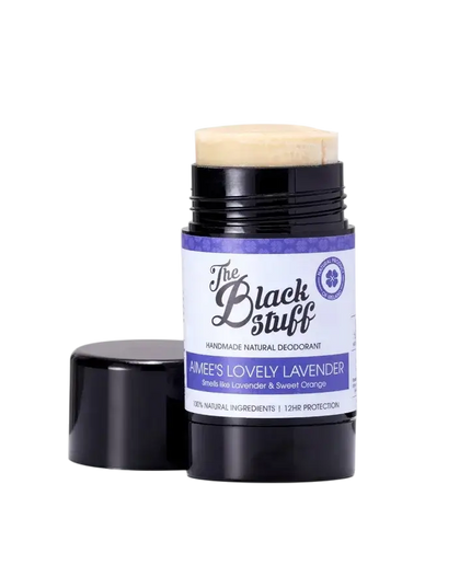 THE BLACK STUFF AIMEES LOVELY LAVENDER DESODORANTE