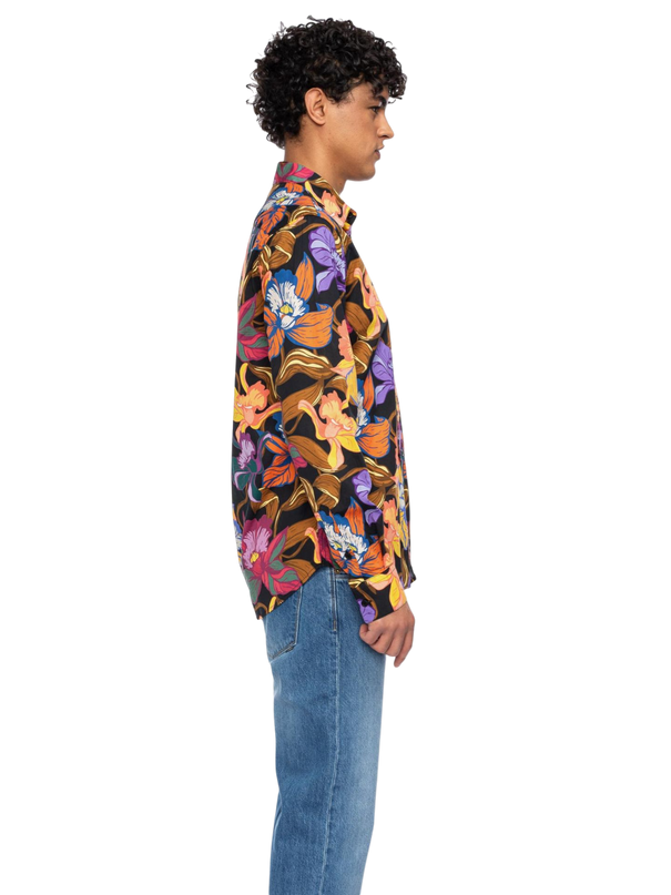 Tamuza bloemenprint orange/lila