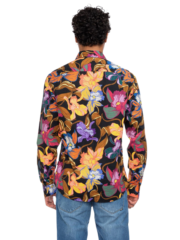 Tamuza bloemenprint orange/lila