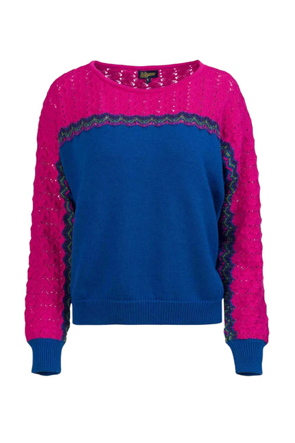LALAMOUR SWEATER CHARLOTTE KNITWEAR, COLORBLOCK