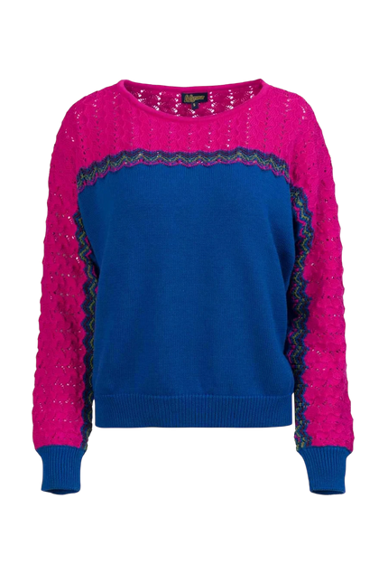 LALAMOUR SWEATER CHARLOTTE KNITWEAR, COLORBLOCK