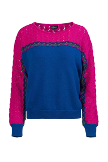 LALAMOUR SWEATER CHARLOTTE KNITWEAR, COLORBLOCK