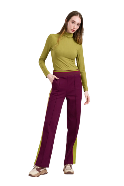 LALAMOUR FLORENCE TROUSERS PUNTA DI ROMA, FIG