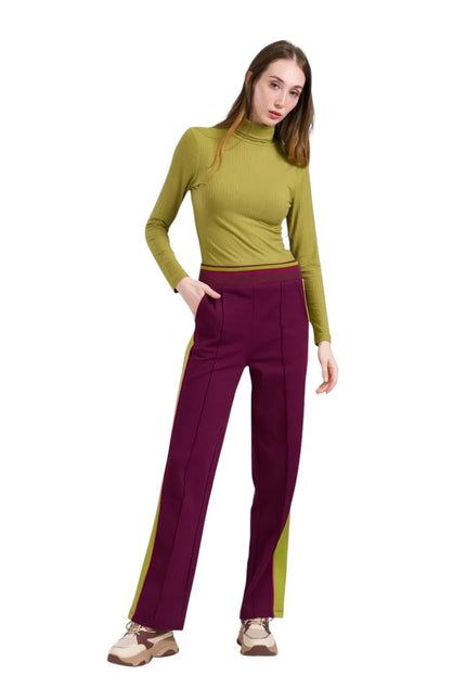 LALAMOUR FLORENCE TROUSERS PUNTA DI ROMA, FIG