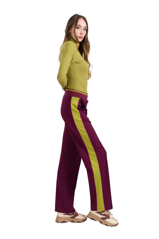 LALAMOUR FLORENCE TROUSERS PUNTA DI ROMA, FIG