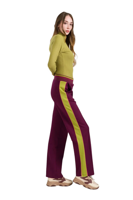 LALAMOUR FLORENCE TROUSERS PUNTA DI ROMA, FIG