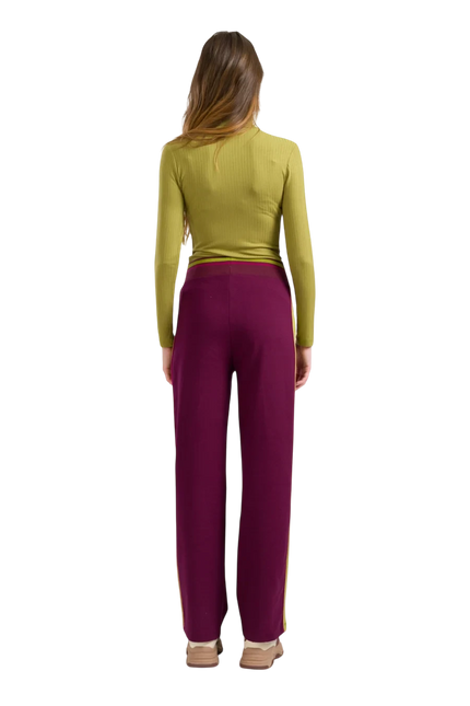 LALAMOUR FLORENCE TROUSERS PUNTA DI ROMA, FIG