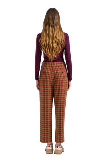 LALAMOUR BROOKLYN TROUSERS SURPLUS AQUARE, SPHAGNUM