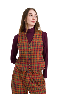 LALAMOUR LILLA GILET SURLUS SQUARE, SPHAGNUM