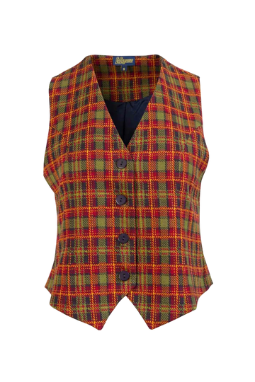 LALAMOUR LILLA GILET SURLUS SQUARE, SPHAGNUM