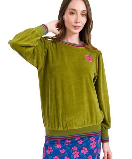 SWETER LALAMOUR JUICE Z WELURU, TORFOWIEC