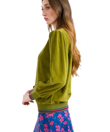 SWETER LALAMOUR JUICE Z WELURU, TORFOWIEC