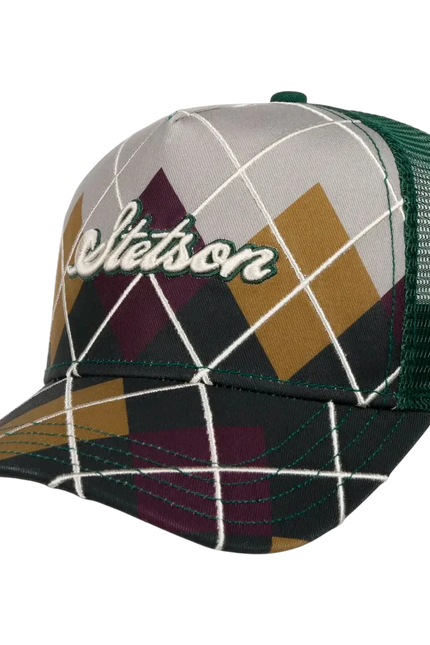 STETSON TRUCKERCAP ARGYLE