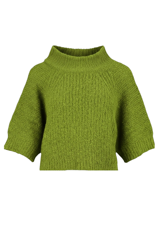 HEART SWEATER BERGAMO, OLIVE
