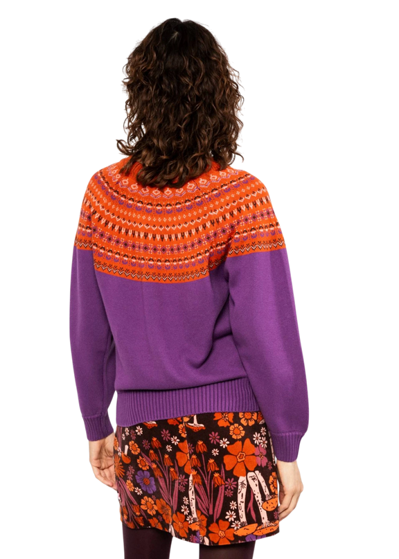 BLUTSGESCHWISTER GEBREIDE TRUI SCANDI CRICLE, WORN IN WINTER KNIT