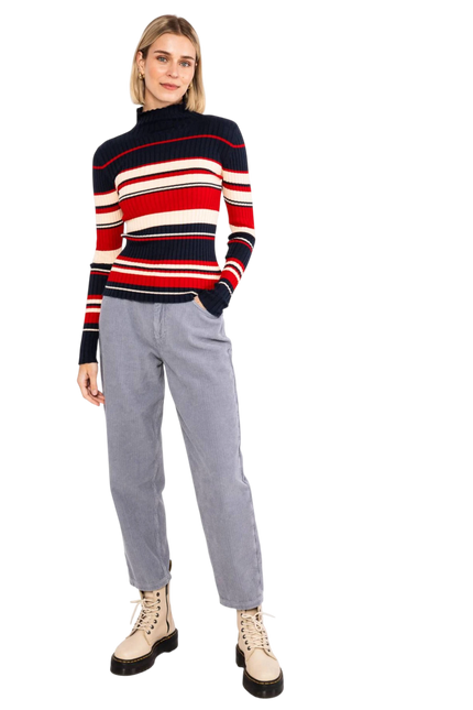 BLUTSGESCHWISTER COLTRUI JAZZ & CHILL, VINTAGE VARSITY STRIPE