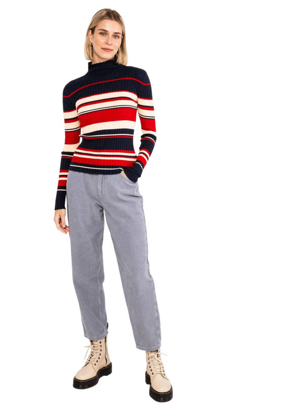 BLUTSGESCHWISTER COLTRUI JAZZ & CHILL, VINTAGE VARSITY STRIPE