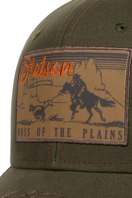 STETSON TRUCKERCAP BOSS OF THE PLAINS