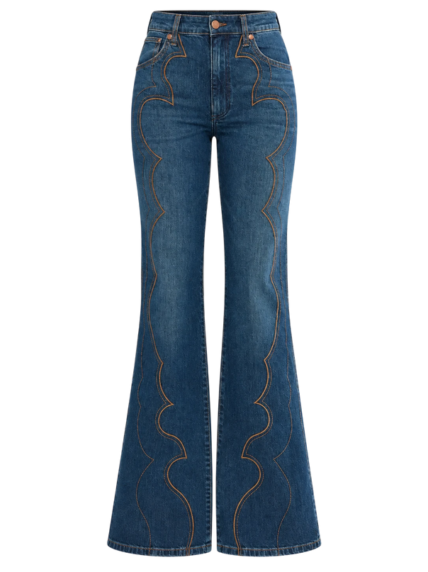 WRANGLER WESTERN 70S FLARE SALOON SHADOW