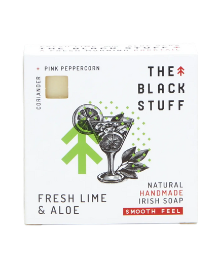 THE BLACK STUFF FRESH LIME AND ALOE SOAPBAR