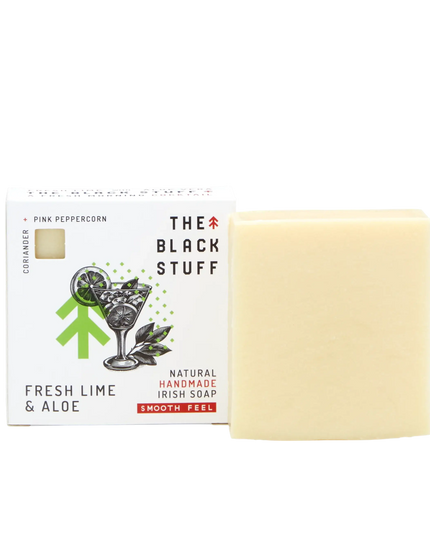 THE BLACK STUFF FRESH LIME AND ALOE SOAPBAR