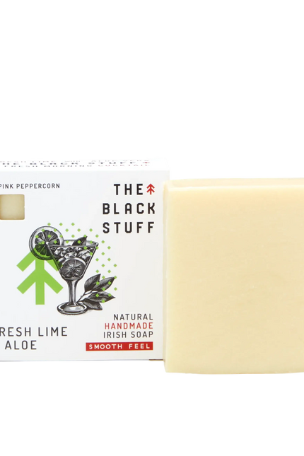 THE BLACK STUFF FRESH LIME AND ALOE natuurlijke zeep