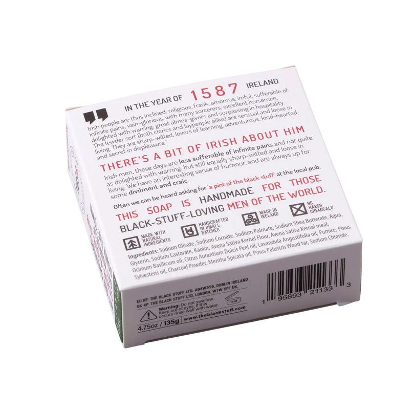 THE BLACK STUFF ATLANTIC PINE TAR SOAPBAR